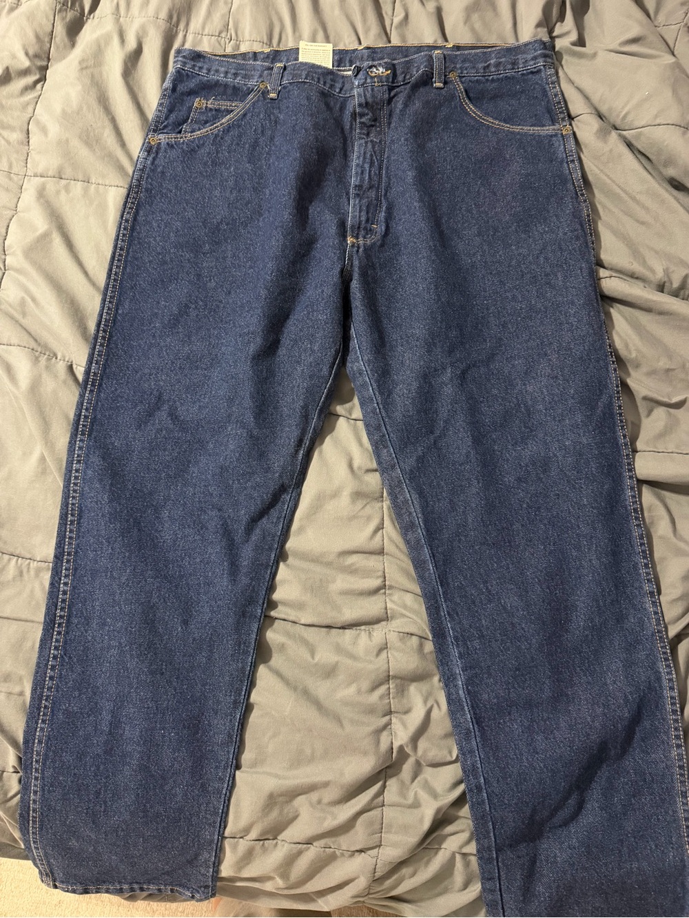 Wrangler Straight Leg Dark Indigo Jeans